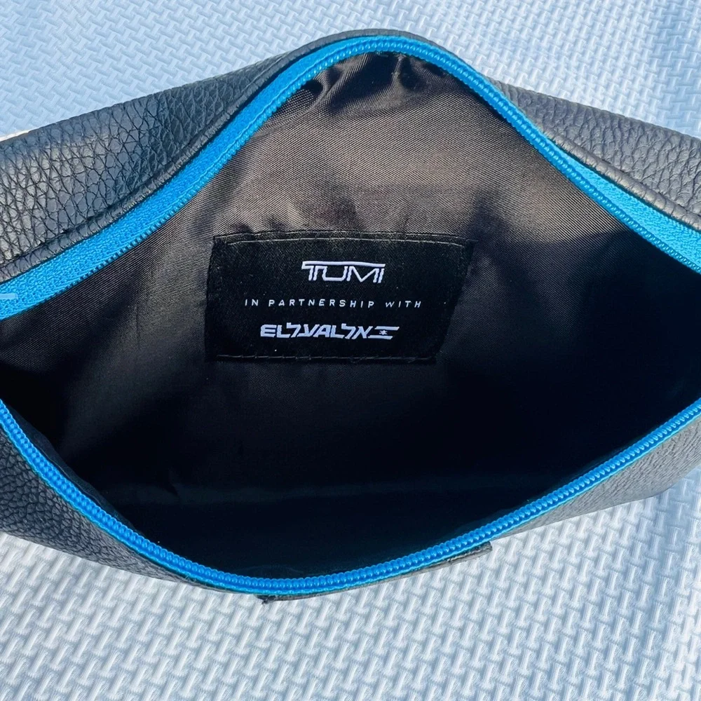 Tumi Black and Blue Toiletry Bag
